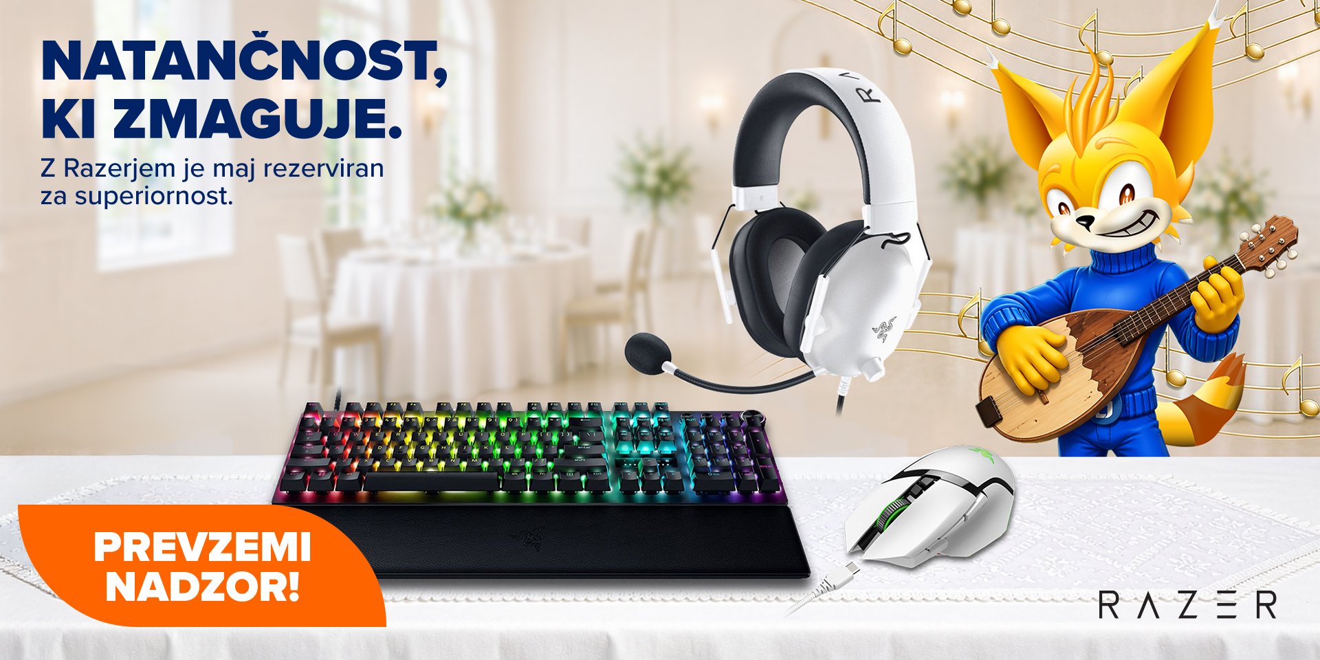 Razer akcija računalniške opeme